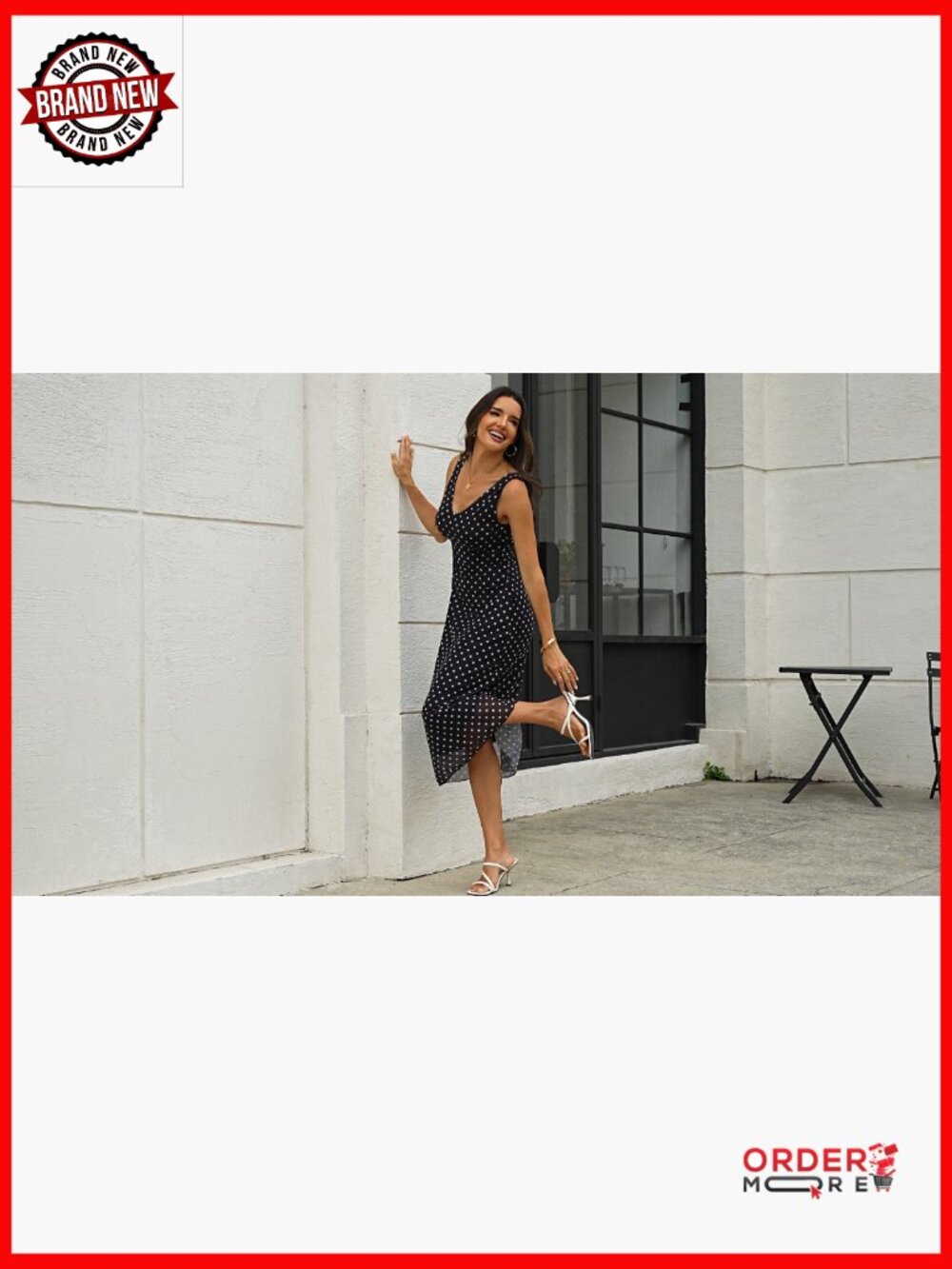 V Neck Sleeveless Mesh Maxi Dress Floral Casual Long Dress for Wedding Cocktail - Picture 4 of 7